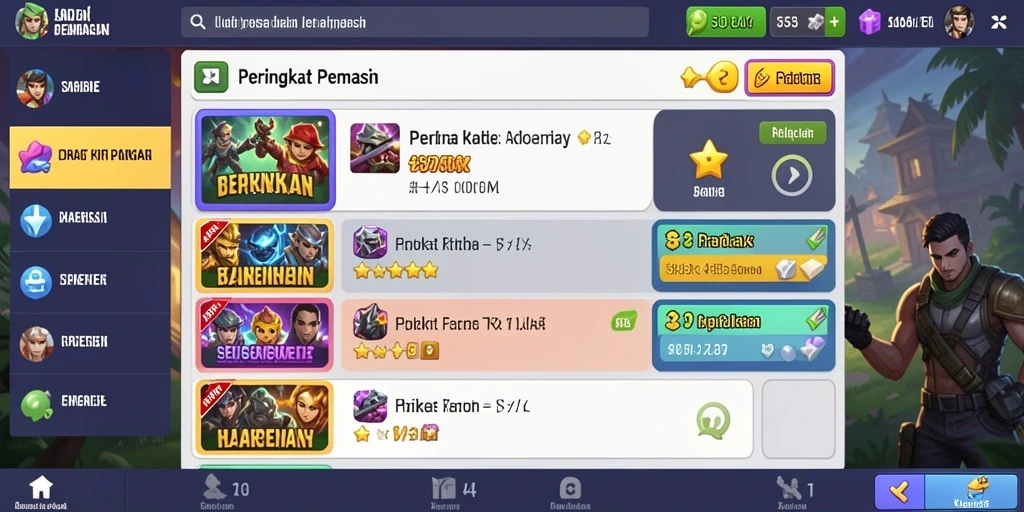 Pemandangan dunia fantastis yang memukau.