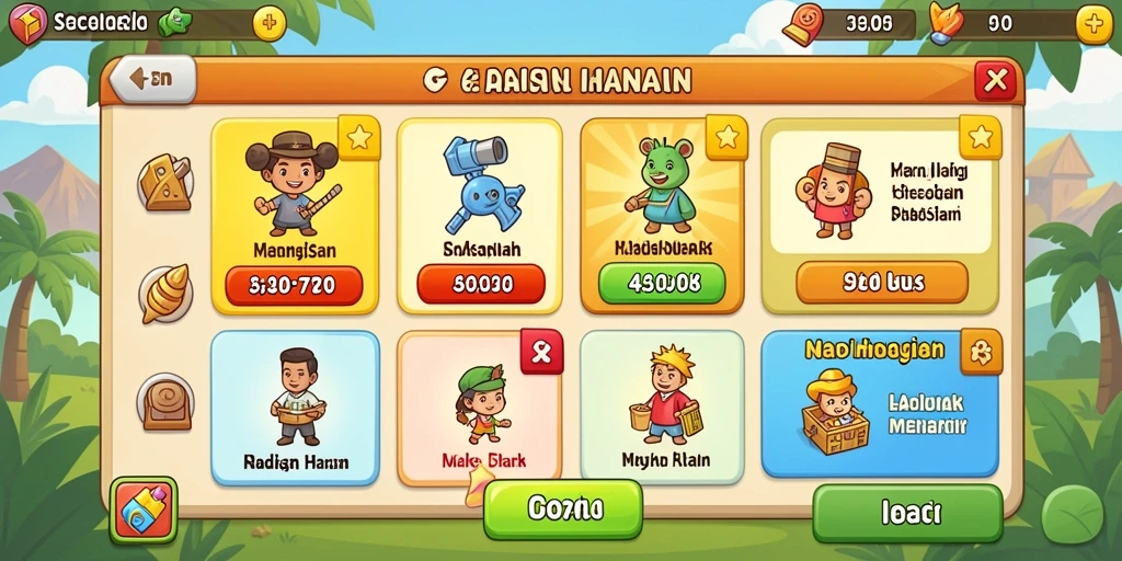 Misi dan tantangan baru untuk setiap level.