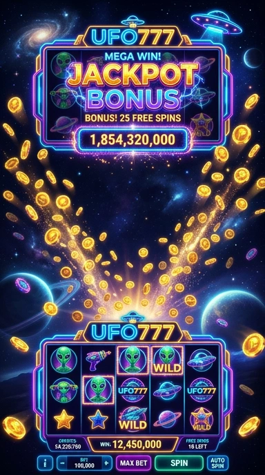 ufo777 — layar beranda
